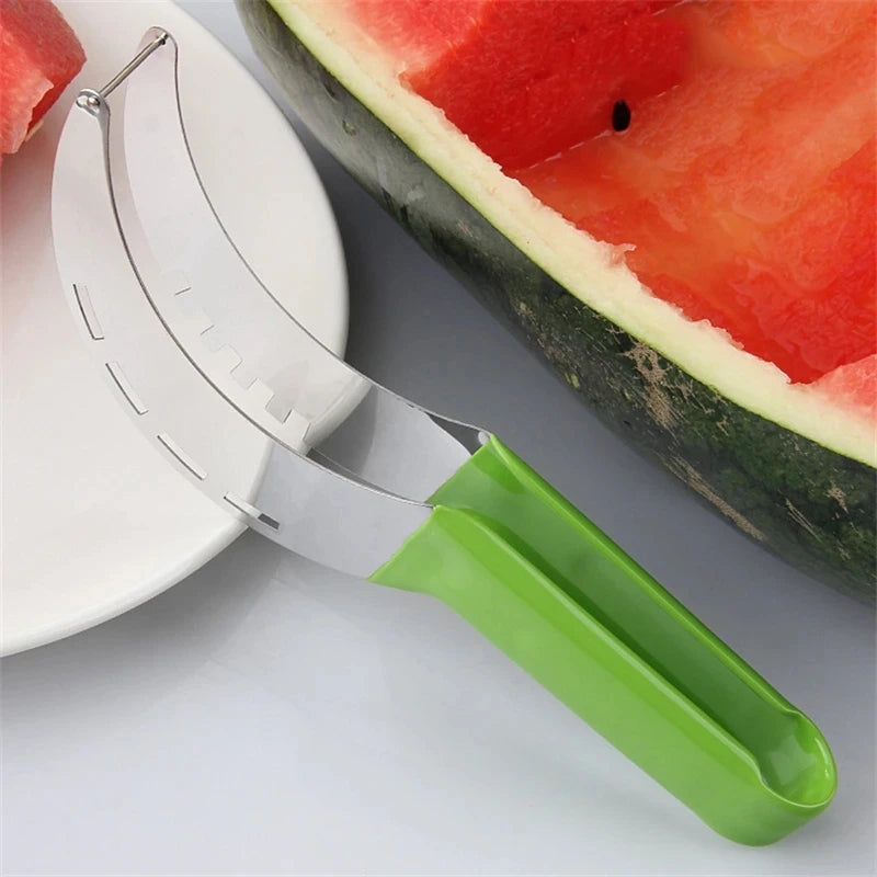 Stainless Steel Windmill Watermelon Cutter – Fruit Slicer & Digger Tool for Easy Salad Prep