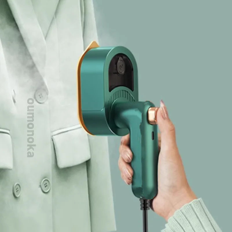 2-in-1 Handheld Garment Steamer & Iron – Portable Travel Ironing Machine for Clothes