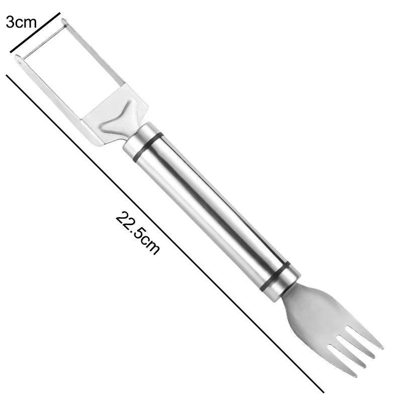 Stainless Steel Windmill Watermelon Cutter – Fruit Slicer & Digger Tool for Easy Salad Prep