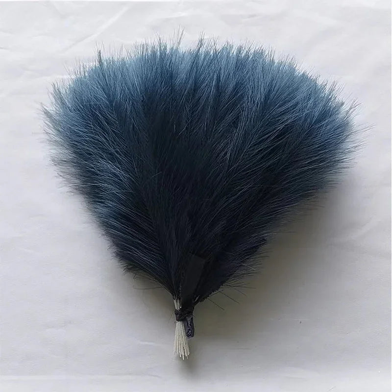 Artificial Pampas Grass Bouquet โ 10PCS Boho Reed Stems for Home Decor, Wedding & DIY Arrangements