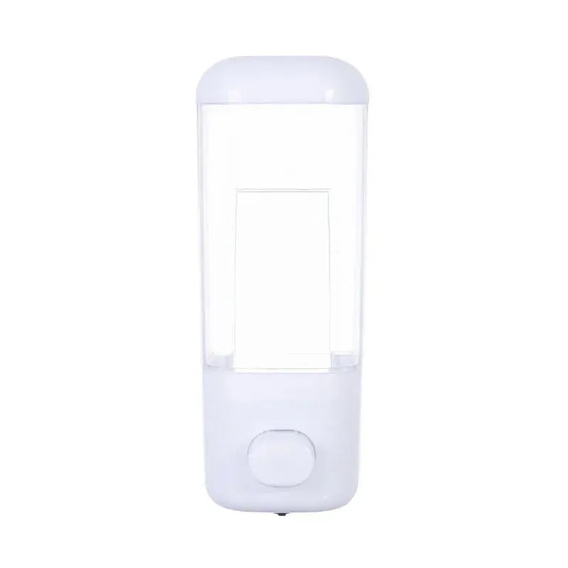 500ml Wall-Mounted Soap Dispenser – ABS Shower Shampoo & Lotion Container for Bathroom & Hotel Use