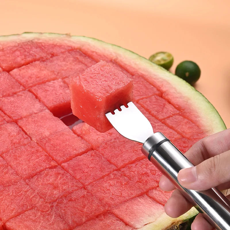 Stainless Steel Windmill Watermelon Cutter – Fruit Slicer & Digger Tool for Easy Salad Prep