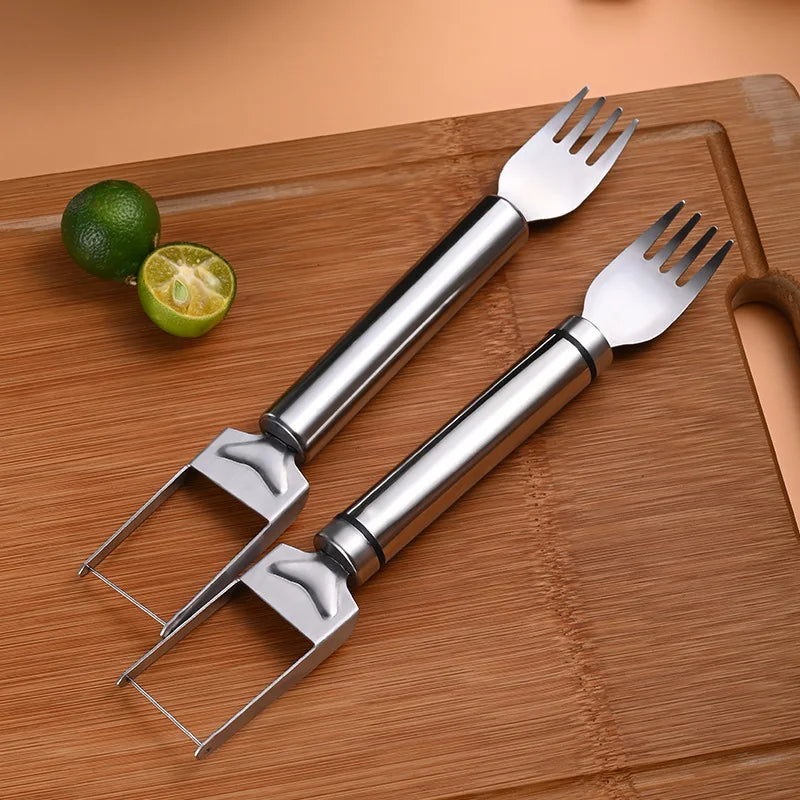 Stainless Steel Windmill Watermelon Cutter – Fruit Slicer & Digger Tool for Easy Salad Prep