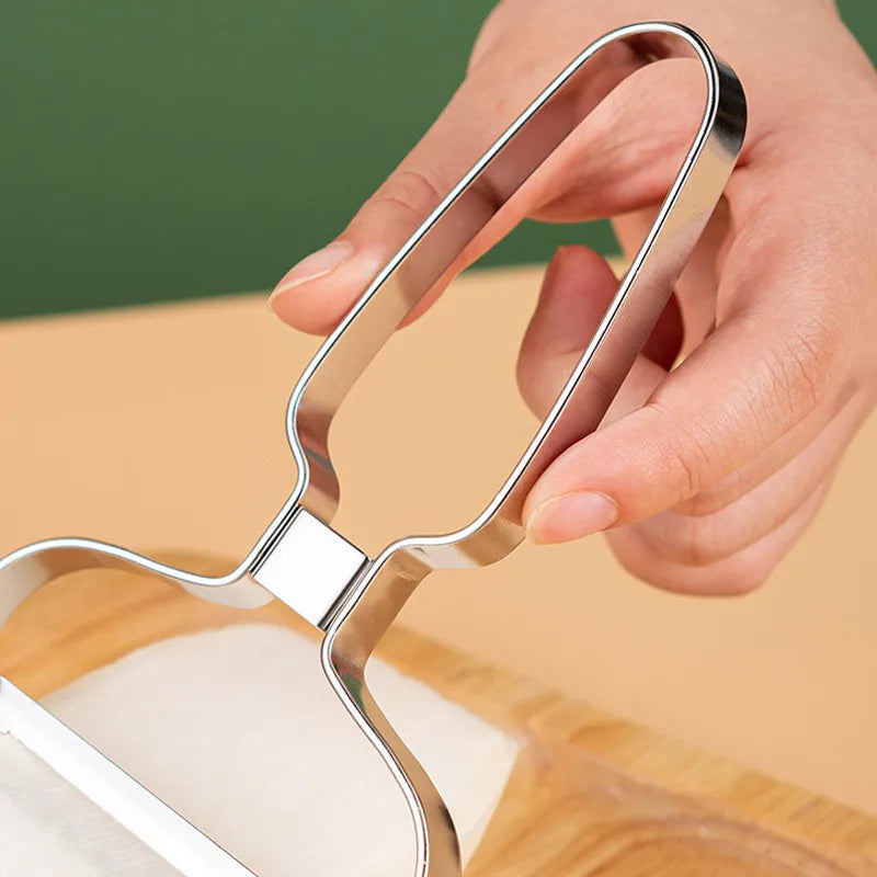 Stainless Steel Wide Mouth Vegetable & Fruit Peeler – Multi-Use Slicer for Cabbage, Salad & Potatoes