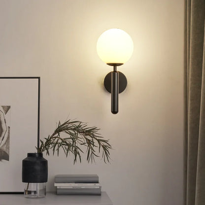 Modern Copper Wall Light – Indoor Bedside & Living Room Lamp for Home Decor