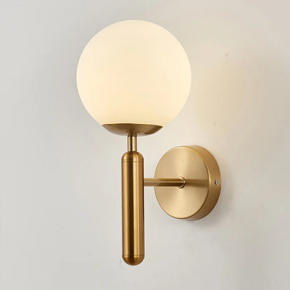 Modern Copper Wall Light – Indoor Bedside & Living Room Lamp for Home Decor