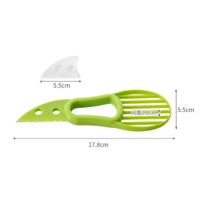 3-in-1 Avocado Slicer & Pulp Separator – Corer, Peeler & Cutter Kitchen Tool