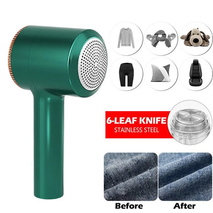 USB Rechargeable Lint Remover – Electric Fuzz & Hair Ball Trimmer for Clothes & Sweaters