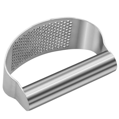 Stainless Steel Garlic Press – Manual Handheld Mincer for Kitchen & Cooking Prep