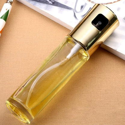 100ml Olive Oil Sprayer Bottle – Glass & Stainless Steel Spray Can for Cooking