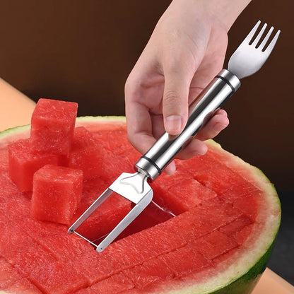 Stainless Steel Windmill Watermelon Cutter – Fruit Slicer & Digger Tool for Easy Salad Prep