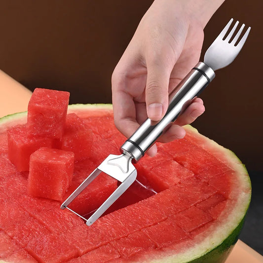 Stainless Steel Windmill Watermelon Cutter – Fruit Slicer & Digger Tool for Easy Salad Prep