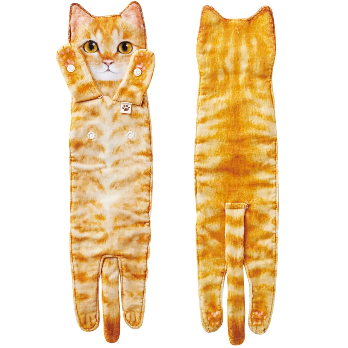 Funny Cat-Shaped Hanging Hand Towels – Soft Microfiber Quick-Dry Towels for Kitchen & Bathroom