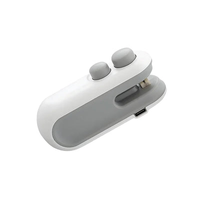 2-in-1 Mini Rechargeable Bag Sealer – Heat Sealer & Cutter with Magnetic Back for Snack Storage